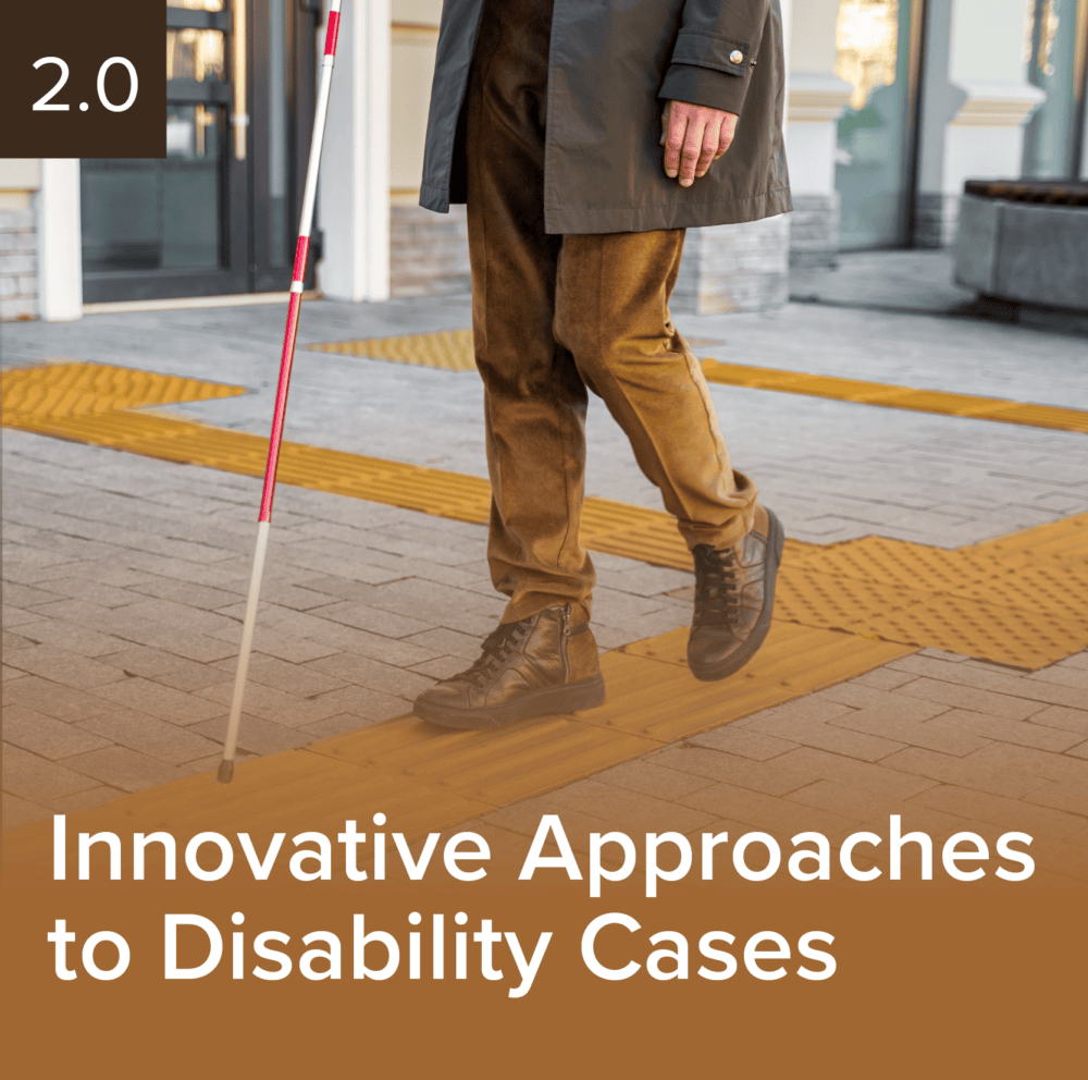 #2434 Innovative Approaches to Disability Cases