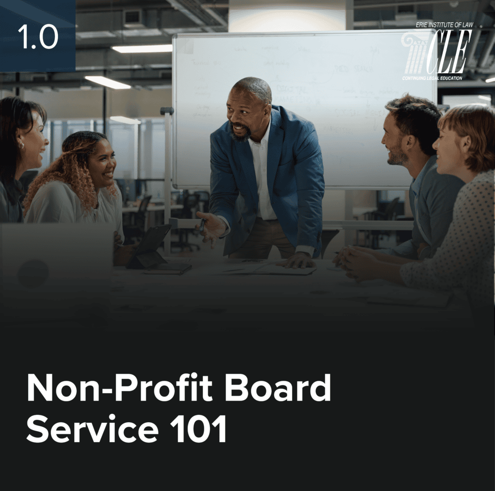 #2489 Non-Profit Board Service 101