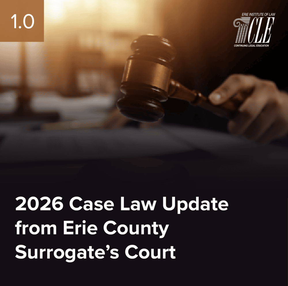 #2517 2026 Case Law Update from Erie County Surrogate's Court